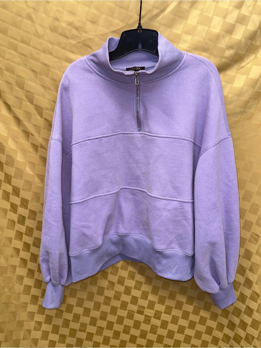 Papermoon Lavender Half-Zip Pullover Hoodie
